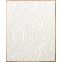 NATURAL HOME Cadre image texture creme