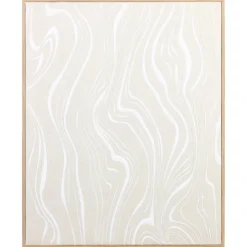 NATURAL HOME Cadre image texture creme