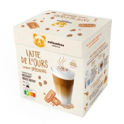 Sale COLUMBUS Cafe caps x12 golden latte