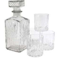 New Carafe a whisky et verre x4