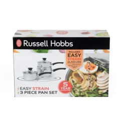 New Casserole x3 acier inox couv