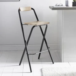 Outlet SPACEWAYS Chaise haute pliante bois