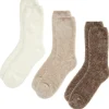 Online Chaussette doudou x3 femme