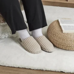 Online Chaussons grosses cotes velours