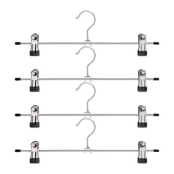 Clearance SIMPLY Cintre a pinces x4 metal