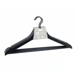 Outlet ORGANIZED HOME Cintres en bois noir mat x4