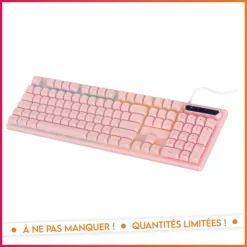 Outlet Clavier gaming filaire girly
