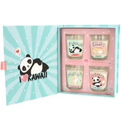 Hot Coffret 4 bougies kawaii