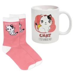 Discount Coffret mug et chaussettes kawai