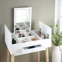 Best HOME COLLECTION Coiffeuse/ miroir & rangements