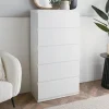 Online SIENNA Commode 5 tiroirs blanc mat
