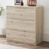 Discount SIENNA Commode 3 tiroirs finition bois