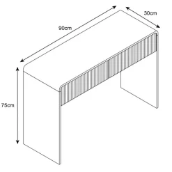Online HOME COLLECTION Console/coiffeuse tiroir cotele