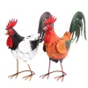 FARMYARD FRIENDS Coq decoratif en metal