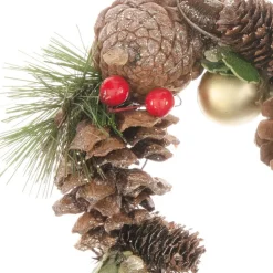 Hot Couronne coeur pomme de pin