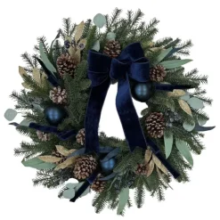 Couronne nAuds bleu led d70cm