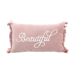Hot HOME COLLECTION Coussin beauty 30x50cm rose