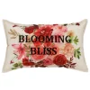 New HOME COLLECTION Coussin bliss 30x50cm rose