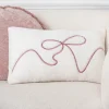 Coussin bouclette nAud rose 50x3
