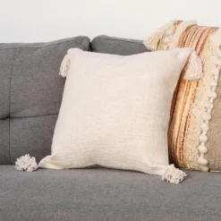 Best PURE HARMONY Coussin coton lurex 40x40cm crem