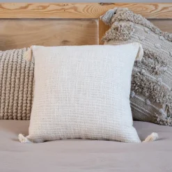 Best PURE HARMONY Coussin coton lurex 40x40cm crem