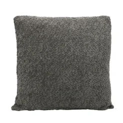 Outlet HOME COLLECTION Coussin darci 40x40cm gris fonce