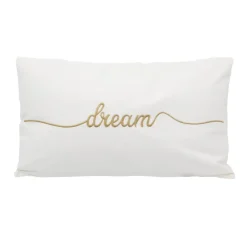 Hot HOME COLLECTION Coussin dream 30x50cm blanc