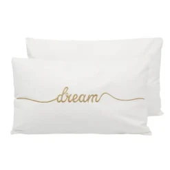 Hot HOME COLLECTION Coussin dream 30x50cm blanc