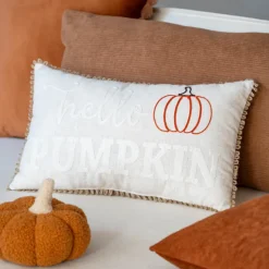 Clearance COSY SEASON Coussin hello pumpkin 50x30cm