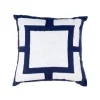 Outlet HOME COLLECTION Coussin hexalia 40x40cm bleu