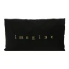 Outlet HOME COLLECTION Coussin imagine 30x50 noir