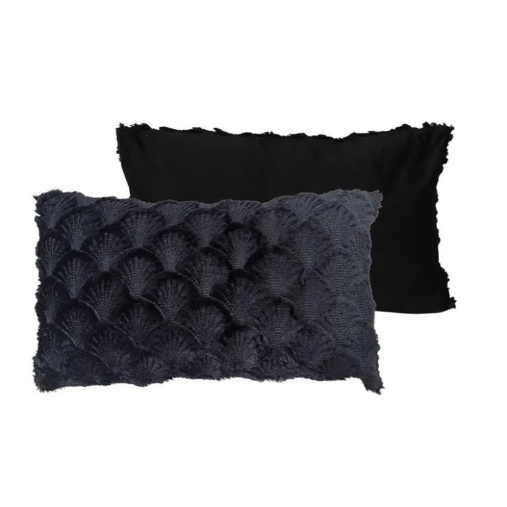 Hot HOME COLLECTION Coussin kalya 30x50cm noir