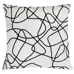New JAPANDI Coussin line art 48x48cm
