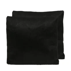 Best HOME COLLECTION Coussin marla 40x40cm noir