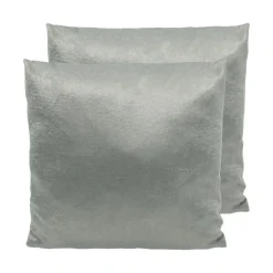 New HOME COLLECTION Coussin marla 40x40cm vert