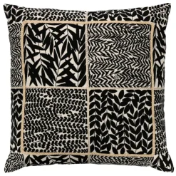 Hot HOME COLLECTION Coussin mia 60x60cm noir