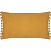 New HOME COLLECTION Coussin pompons 30x50