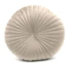 Clearance COSY SEASON Coussin rond velvet beige d=40