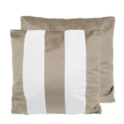 Hot HOME COLLECTION Coussin rya 40x40cm velours beig