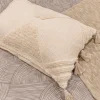New NATURAL HOME Coussin tufte 50x70cm creme