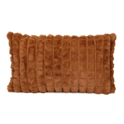 Hot COSY SEASON Coussin waffle 30x50cm marron