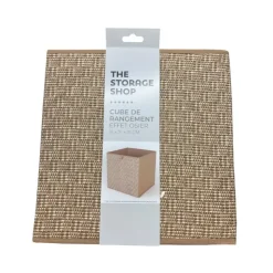 Sale THE STORAGE SHOP Cube de rangement effet osier