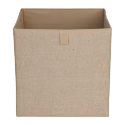 New THE STORAGE SHOP Cube de rangement jute