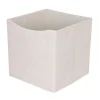 Clearance THE STORAGE SHOP Cube rangement velours beige