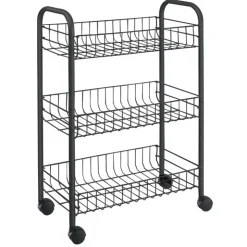 New SIMPLY Desserte a roullettes 3 niveaux