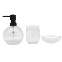 Clearance BATHROOM COLLECTION Distributeur a savon nacre blanc