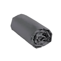 Outlet HOME COLLECTION Drap housse 90x190 gris fonce