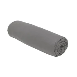 New Drap housse 90x190 jersey gris f