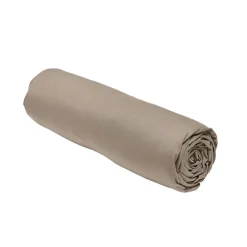 Sale Drap housse 180x200 jersey taupe