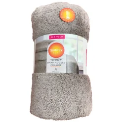 Outlet SIMPLY COSY Drap housse 90x190 teddy polaire